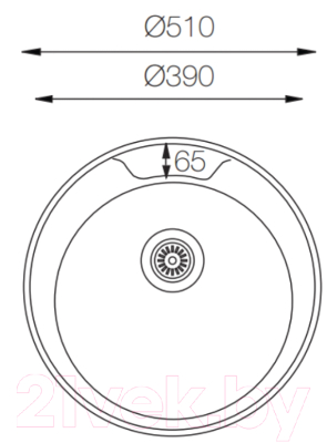 Мойка кухонная ZORG ZCL 510