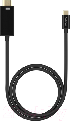 Кабель Deppa USB Type-C - HDMI / 72279 (1.8м, черный)
