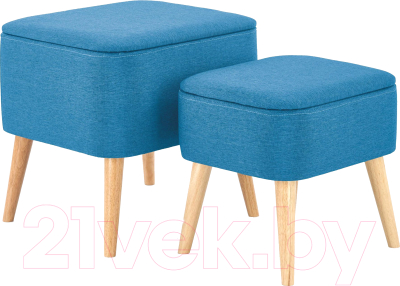 Комплект мягкой мебели Halmar Pula / V-CH-Pula-Pufa-Niebieski (синий)