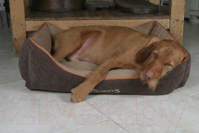 Лежанка для животных Scruffs Thermal Box Bed / 677236 (коричневый)
