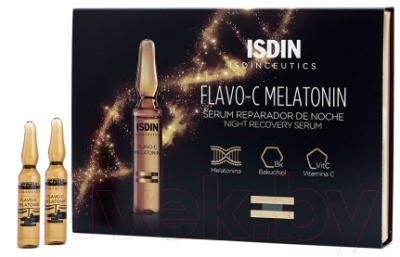 

Сыворотка для лица Isdin, Isdinceutics Flavo-C Melatonin Serum Reparador De Noche