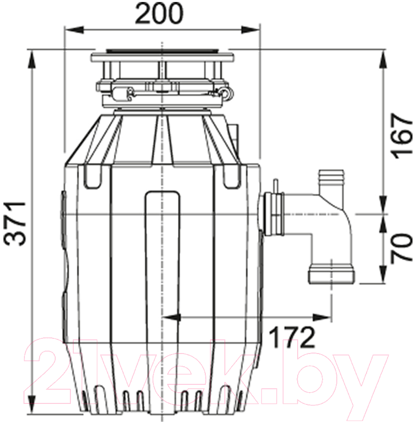 Измельчитель отходов Franke TE 75