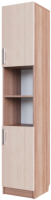 Шкаф-пенал SV-мебель №7 2 створки (ясень шимо темный/ясень шимо светлый) - 