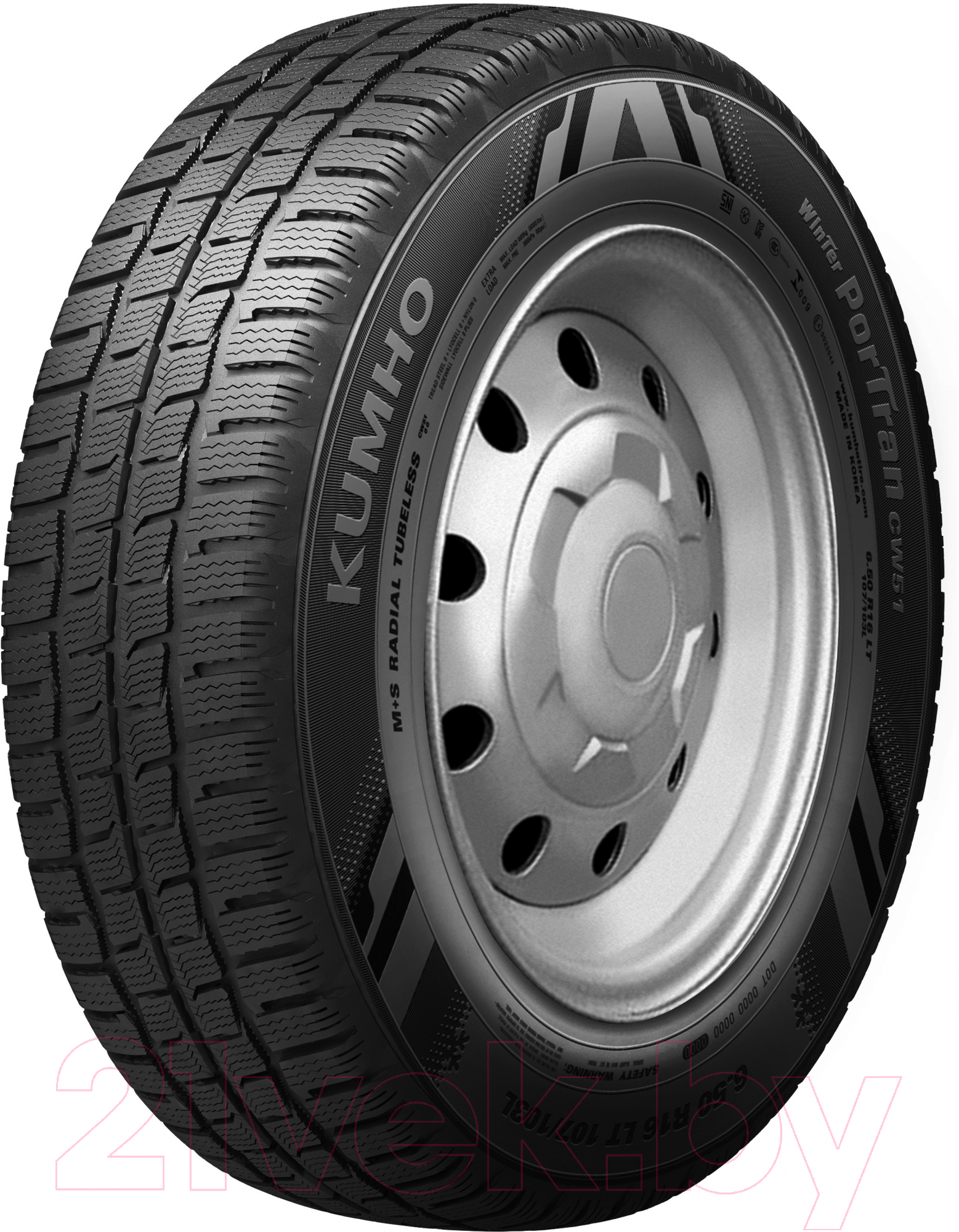 Зимняя легкогрузовая шина Kumho Winter PorTran CW51 195/70R15C 104/102R