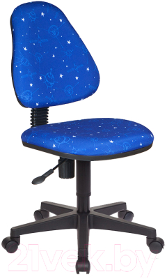 Кресло детское Бюрократ KD-4 (синий космос)