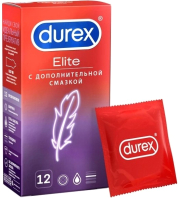 Презервативы Durex №12 Elite Сверхтонкие с дополнительной смазкой (12шт) - 