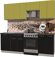 

Готовая кухня Интерлиния, Мила Пластик 2.3 А