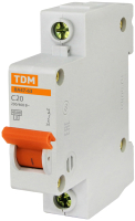 Выключатель автоматический TDM ВА 47-63 1Р 20А (C) 4.5кА / SQ0218-0004 - 