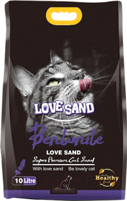 Наполнитель для туалета Love Sand Лаванда / LS-004 (10л)