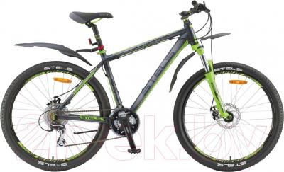 Велосипед STELS Navigator 850 MD (26, темно-серый/черный/зеленый)