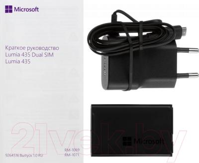 Смартфон Microsoft Lumia 435 Dual (черный)