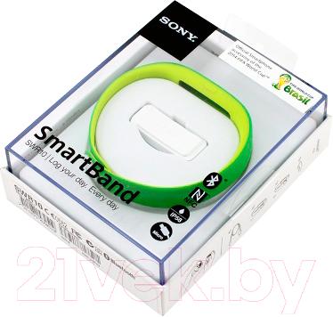 Фитнес-браслет Sony SmartBand SWR10 Fifa Edition - в упаковке
