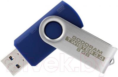Usb flash накопитель Goodram 8Gb Twister USB 3.0 (PD8GH3GRTSBR9) - общий вид