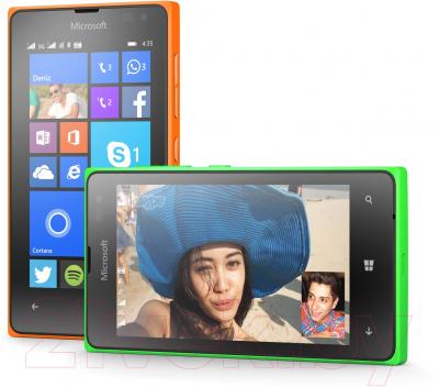 Смартфон Microsoft Lumia 435 Dual (оранжевый)