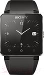 Умные часы Sony SmartWatch 2 (черный) - вид спереди