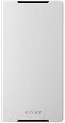 Чехол-книжка Sony SCR10W (белый) - фронтальный вид