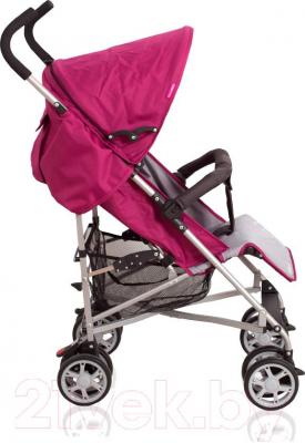 Детская прогулочная коляска Coto baby Soul Q (фиолетовый) - вид сбоку