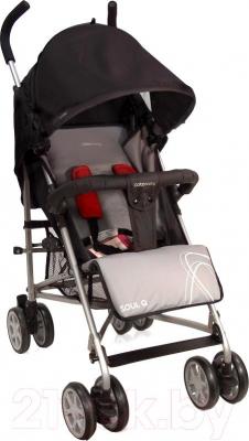 Детская прогулочная коляска Coto baby Soul Q (серый) - общий вид