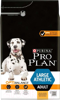 Сухой корм для собак Pro Plan Adult Large Breed Athletic с ягненком и рисом (3кг)