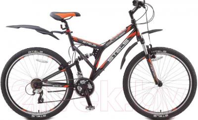 Велосипед STELS Challenger 2014 (серо-оранжевый) - общий вид