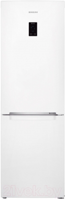 Холодильник с морозильником Samsung RB33J3200WW/WT - вид спереди