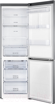 Холодильник с морозильником Samsung RB33J3220SA/WT - внутренний вид