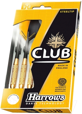 Набор дротиков для дартса Harrows Club Brass 3x24gR / 5635