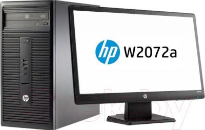 Готовое рабочее место HP 280 G1 MT (L9T99ES) - системный блок и монитор