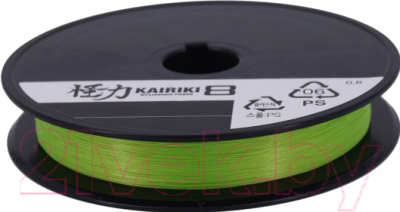 

Леска плетеная Shimano, Светло-зеленый, Kairiki 8 PE 0.100мм / 59WPLA58R01