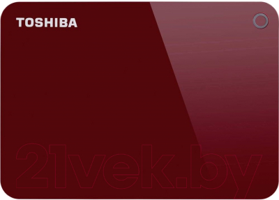 Внешний жесткий диск Toshiba Canvio Advance 2TB (HDTC920ER3AA) (красный)
