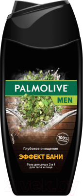 

Гель для душа Palmolive, 2в1 Men Эффект Бани Глубокое очищение
