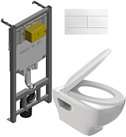 

Унитаз подвесной с инсталляцией, Patio EDV102-00 + E29025-NF + E4316-CP + E70021-00