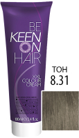 

Крем-краска для волос, Colour Cream 8.31