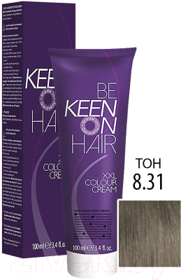 Крем-краска для волос KEEN Colour Cream 8.31