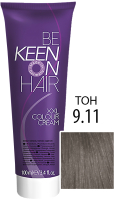 Крем-краска для волос KEEN Colour Cream 9.11 - 
