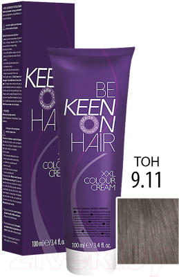 Крем-краска для волос KEEN Colour Cream 9.11