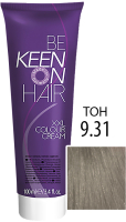 

Крем-краска для волос, Colour Cream 9.31