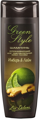 Шампунь для волос Liv Delano Green Style имбирь и лайм для чувствительной кожи головы (400г)