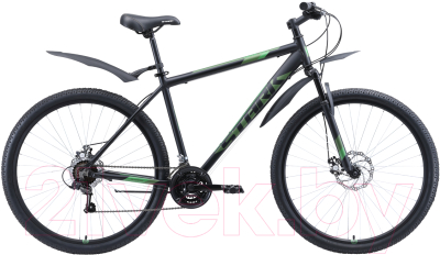 Велосипед STARK Tank 29.1 D 2020 (18, черный/зеленый)