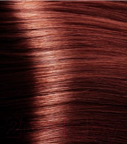 Крем-краска для волос Kapous Studio Professional с женьшенем и рисовыми протеинами 6.64 (темный красно-медный блонд)