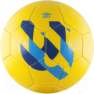 Футбольный мяч Umbro Veloce Supporter / 20981U-GZV (размер 4, желтый/синий/темно-синий)