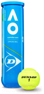 Изображение товара Набор теннисных мячей DUNLOP Australian Open / 622DN340926 (4шт)