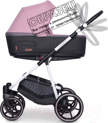Детская универсальная коляска Riko Swift Natural 3 в 1 (01/scarlet/розовый)