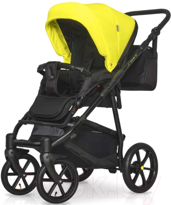 Детская универсальная коляска Riko Swift Neon 2 в 1 (23/crazy yellow)