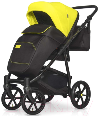 Детская универсальная коляска Riko Swift Neon 2 в 1 (23/crazy yellow)