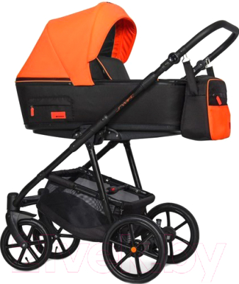 Детская универсальная коляска Riko Swift Neon 3 в 1 (24/party orange)