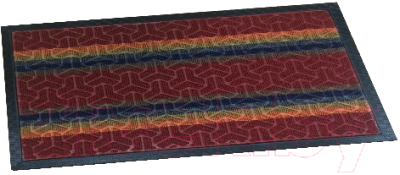 Коврик грязезащитный Shahintex Lux Multicolor 60x90 (бордовый)