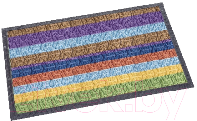 Коврик грязезащитный Shahintex Lux Multicolor 60x90 (радуга)