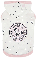 Толстовка для животных Pinkaholic Royal Pug с капюшоном / NARA-TS7307-OW-M (белый) - 