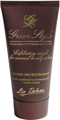 

Скраб для лица Liv Delano, Green Style Эксфолиант для глубокого очищения кожи